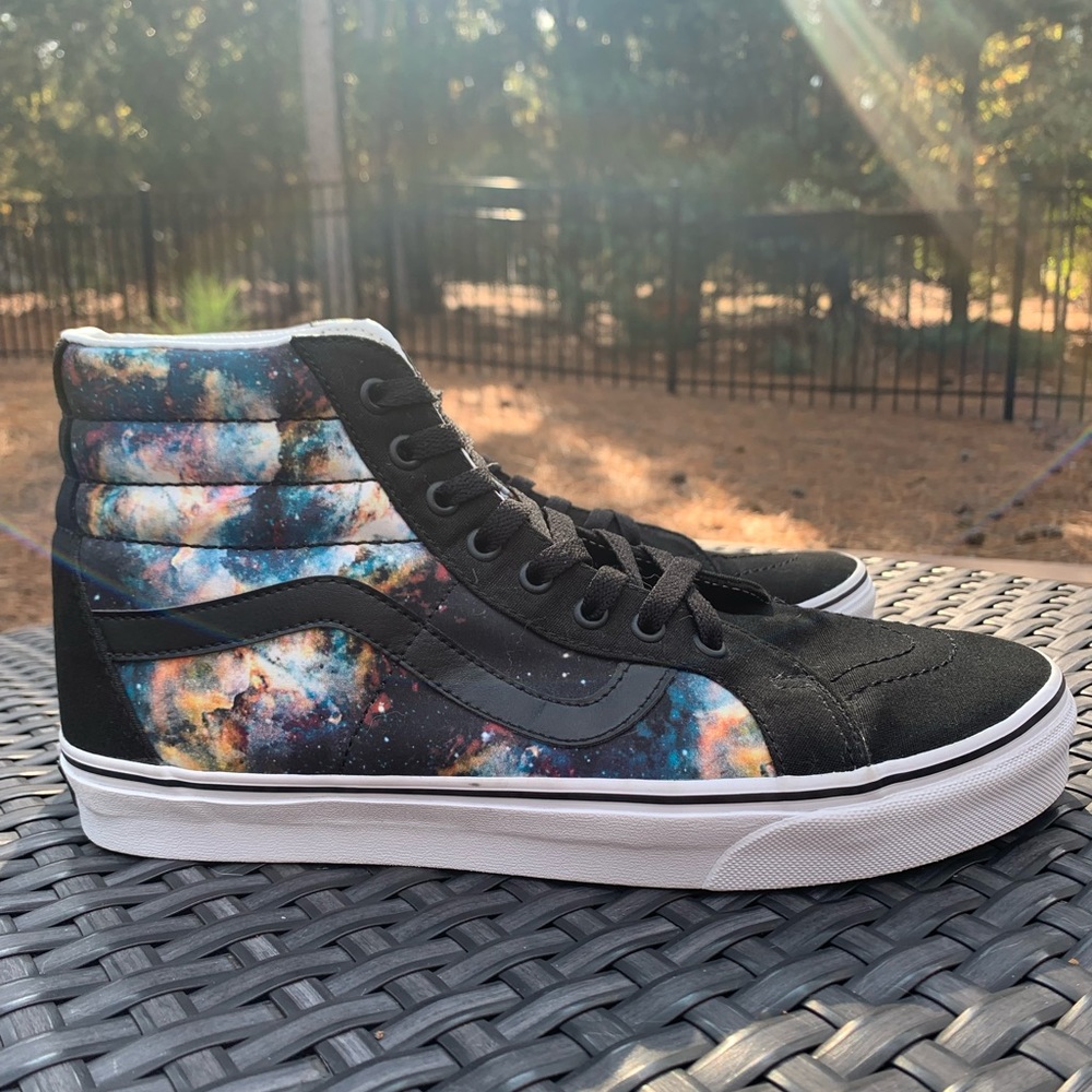 Mens Van SK8 (limited edition) Black Nebula. Size 11. Worn twice. Check photos.
